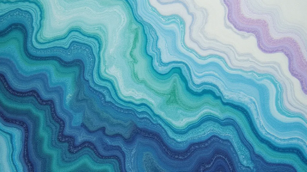 Close-up of marbled paper pattern